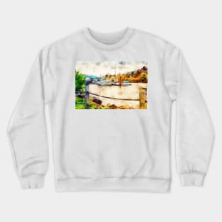 Fishing Boats at Montague PEI Crewneck Sweatshirt